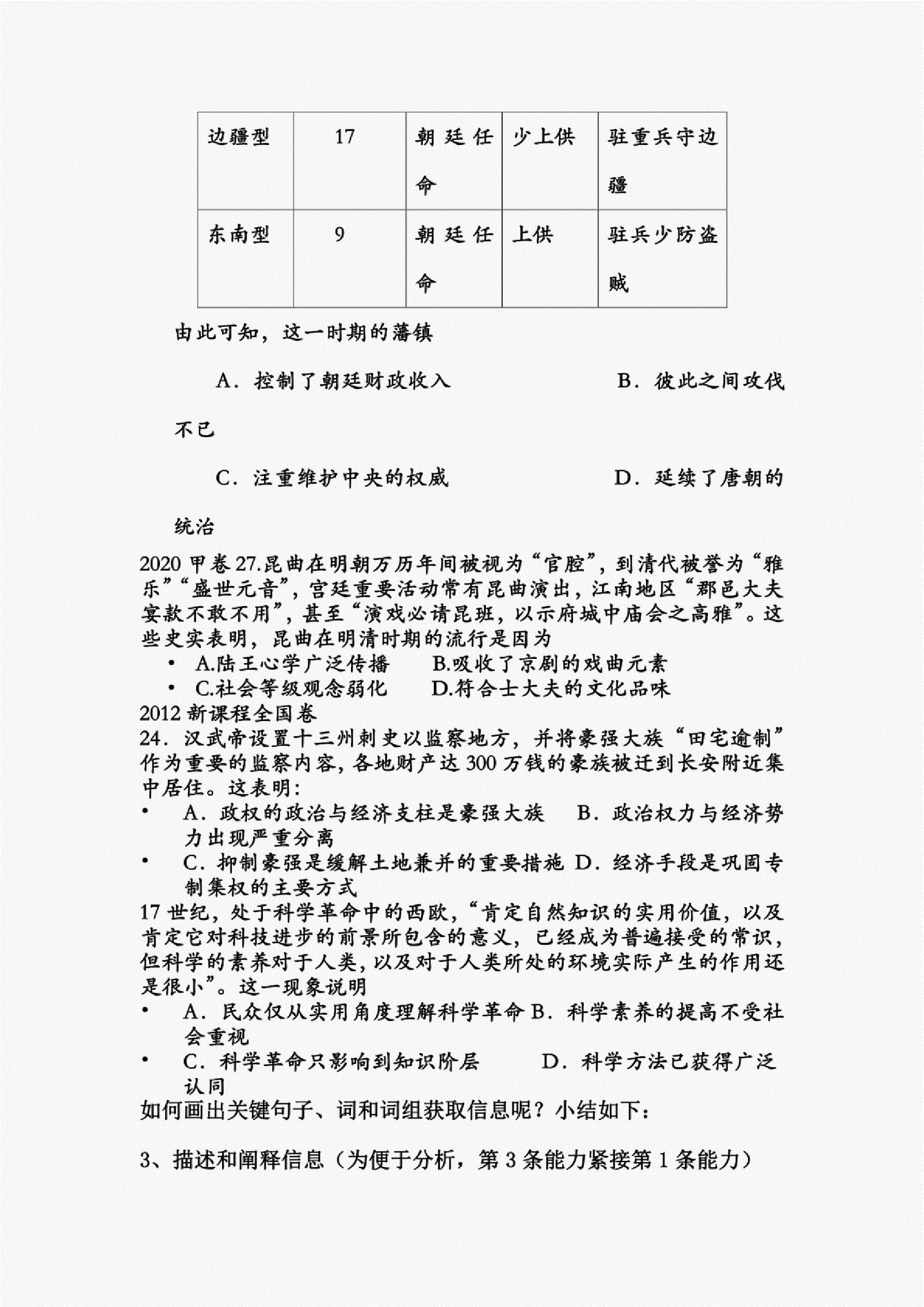 2021年高考[历史]一轮复习小题必刷09汉代儒学与宋明理学（学生版）（全国通用）.pdf-原创力文档的简单介绍